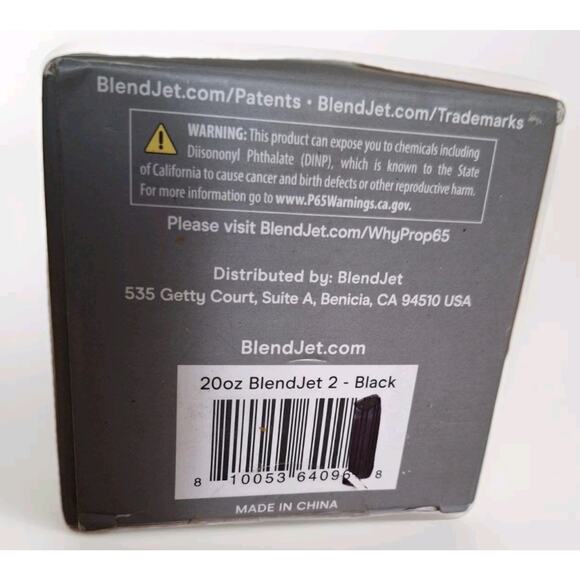 BlendJet 2, The Original Portable Blender, 20 Oz black Stainless Steel Blade USA - Picture 5 of 6